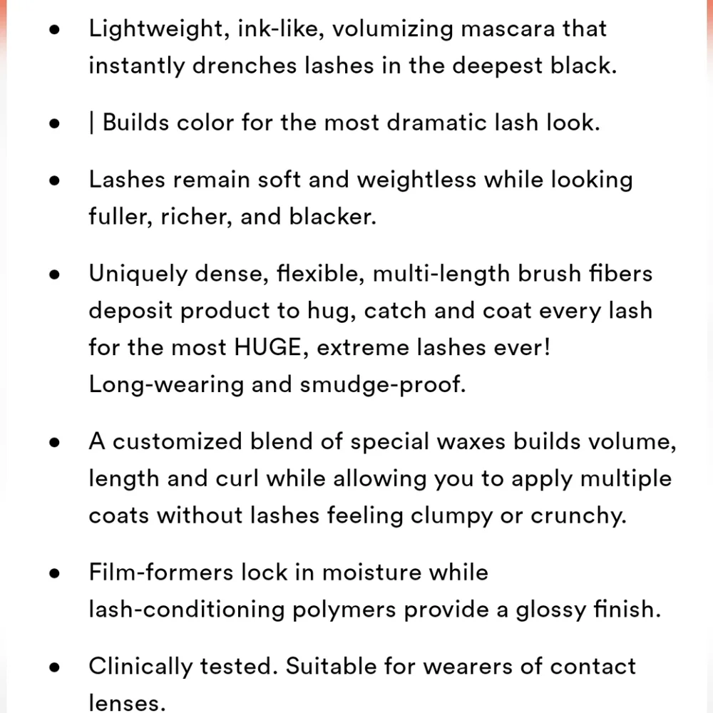STILA HUGE EXTREME LASH MASCARA.